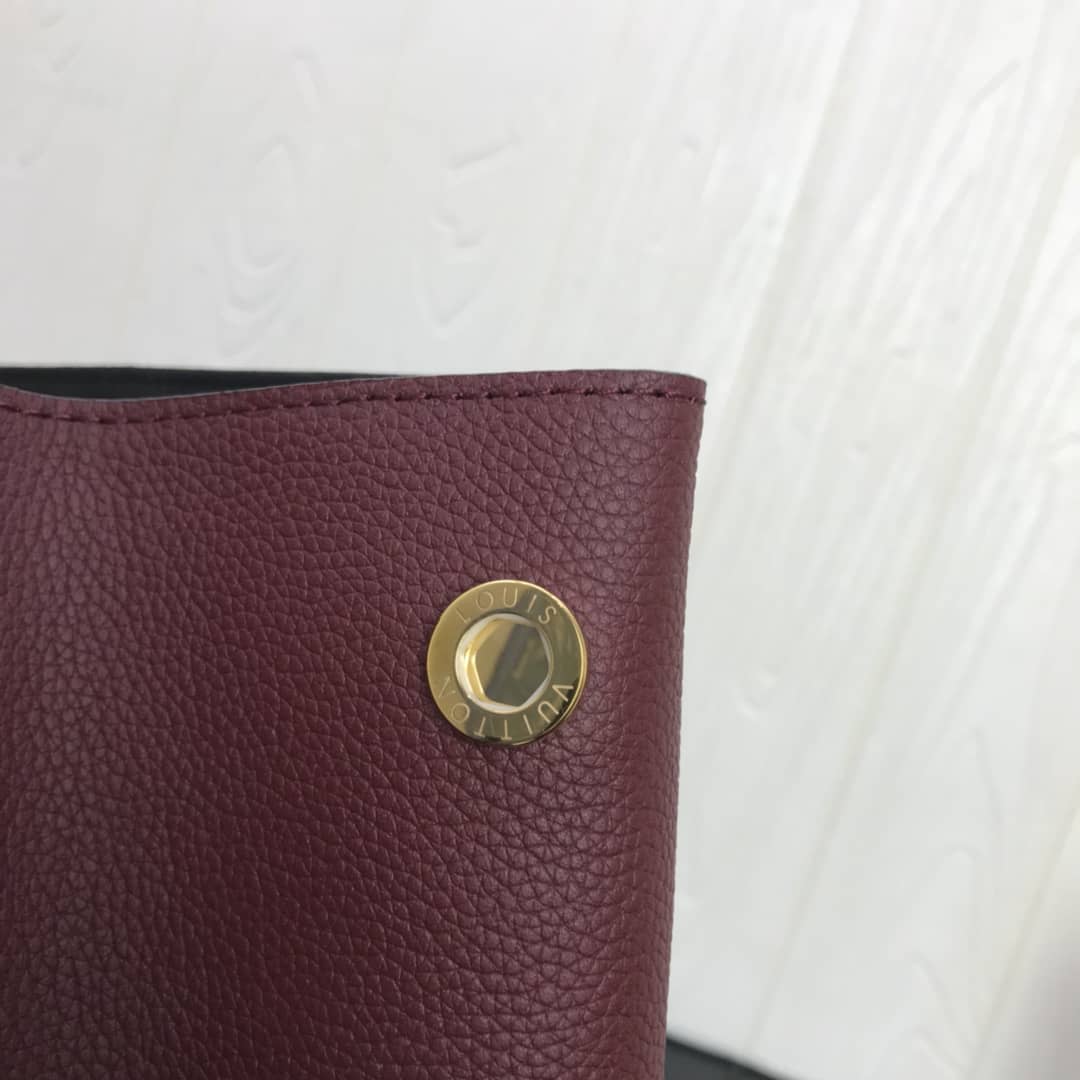 Louis Vuitton Monogram Fold MM 2way Tote Replica Black M45409