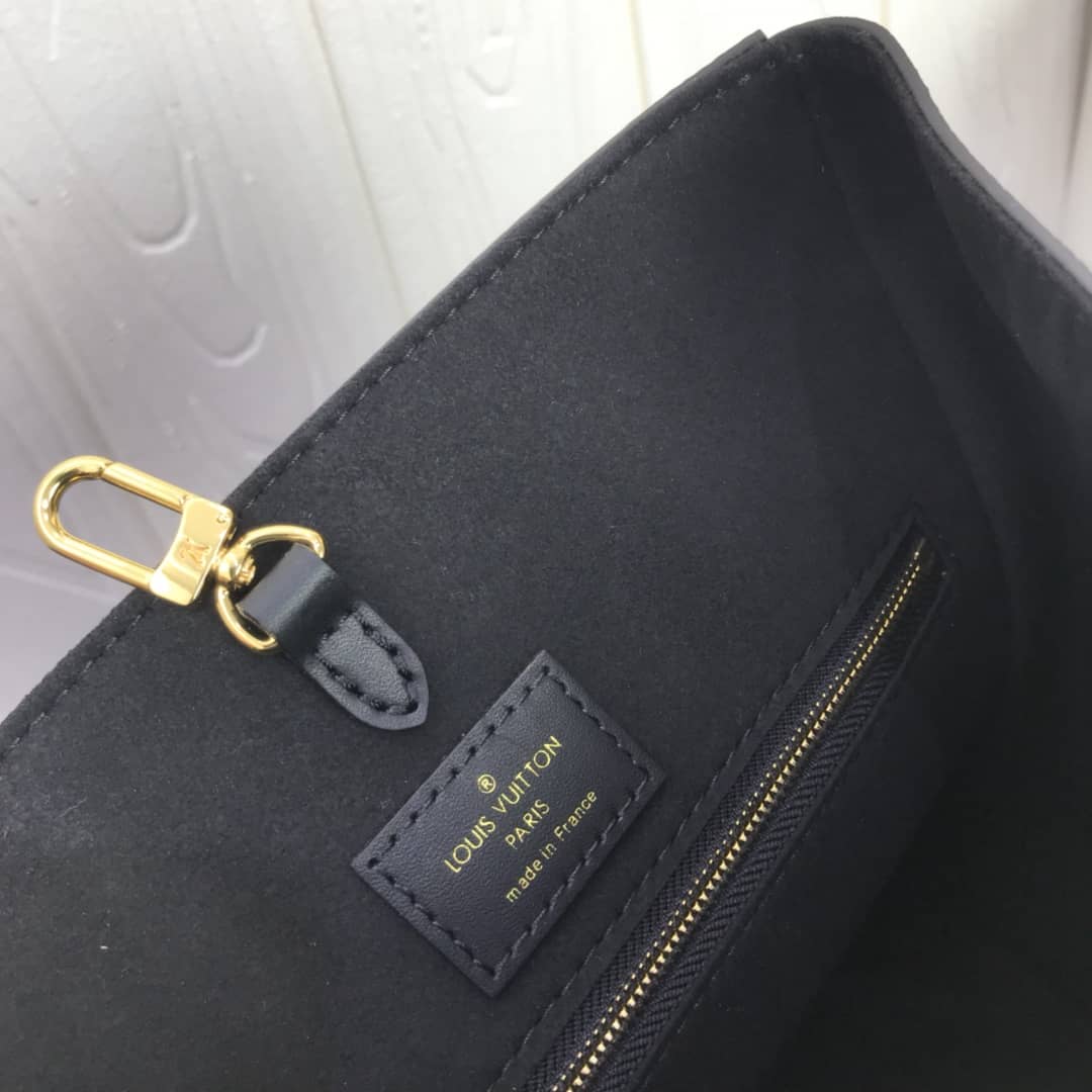 Louis Vuitton Monogram Fold MM 2way Tote Replica Black M45409