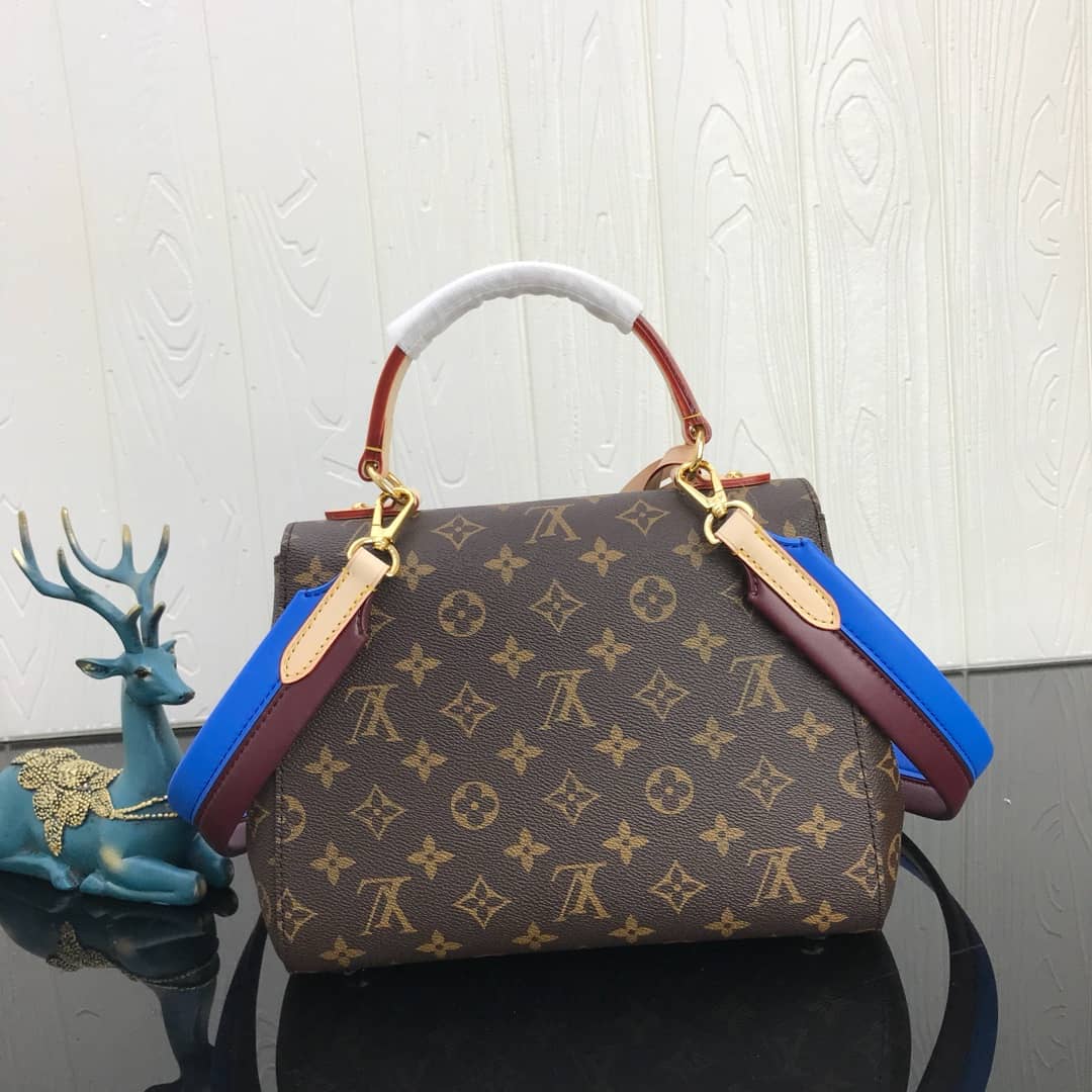 Louis Vuitton Cluny BB Monogram Canvas Shoulder Handbag Replica Purple M42738
