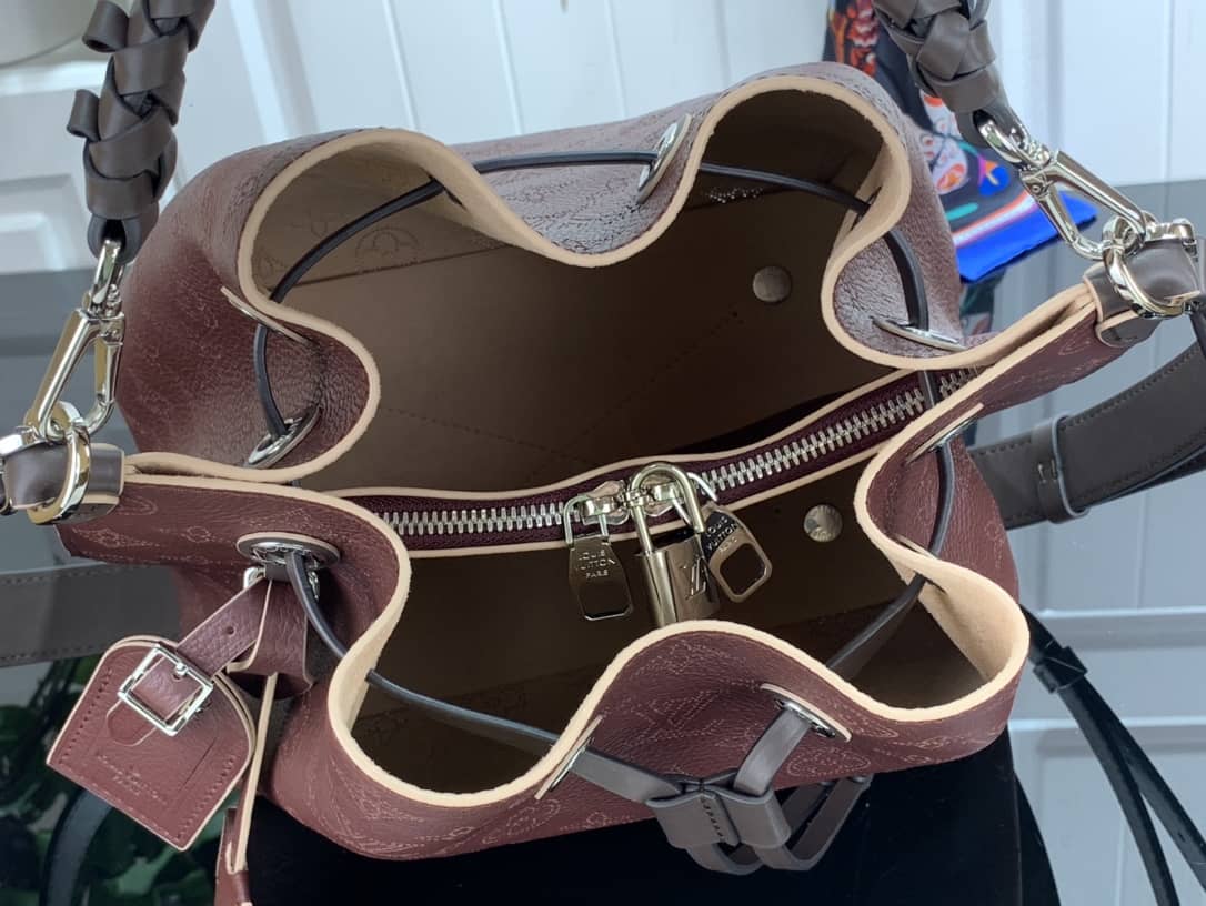 Louis Vuitton Mahina Muria Replica Handbag Purple M55801