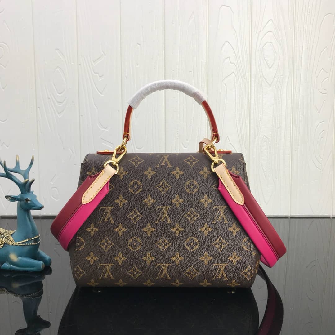 Louis Vuitton Cluny BB Monogram Canvas Shoulder Bag Replica Pink M42738