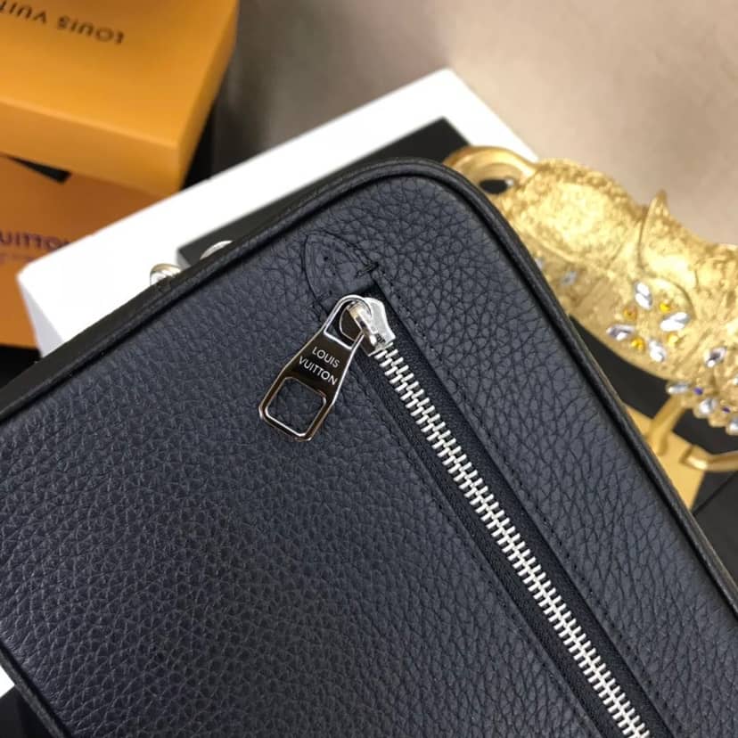 Louis Vuitton Damier Graphite Pochette Kasai Clutch Replica Black N41664