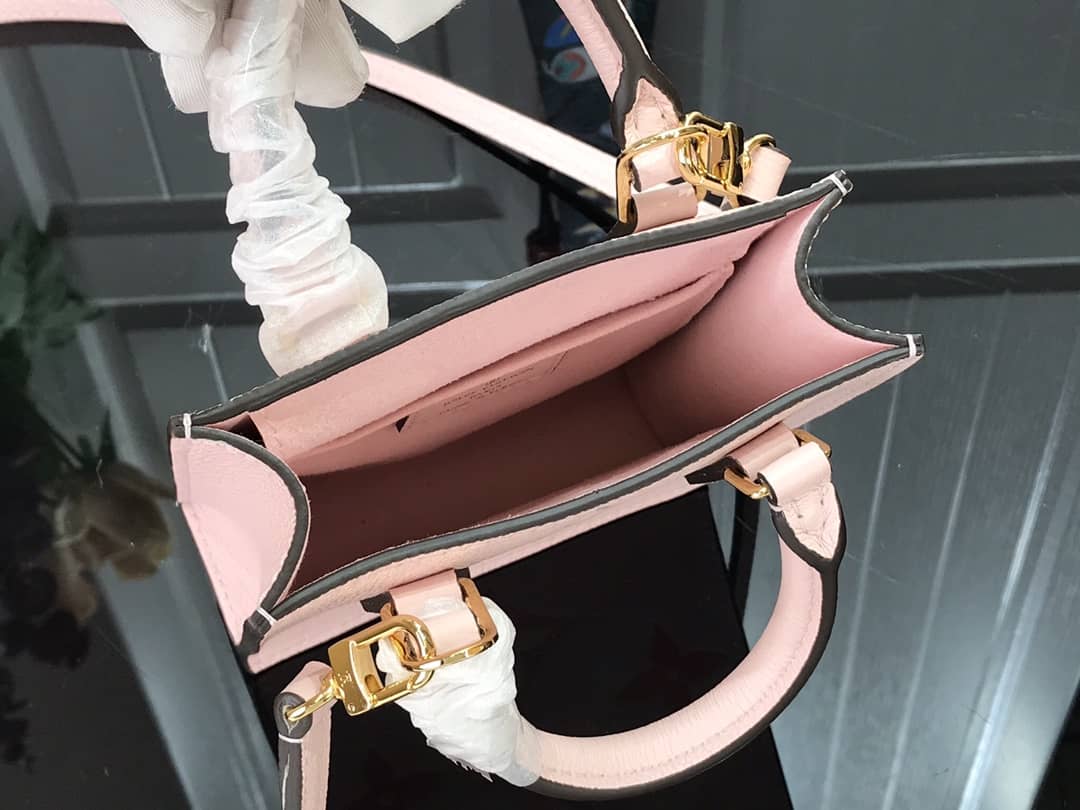Louis Vuitton Monogram Petit Sac Plat Bag Replica Pink M80449