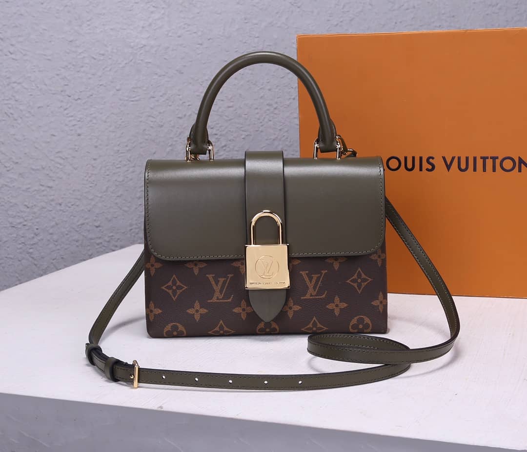 Louis Vuitton Locky BB 2way Replica Shoulder Bag Green M44141