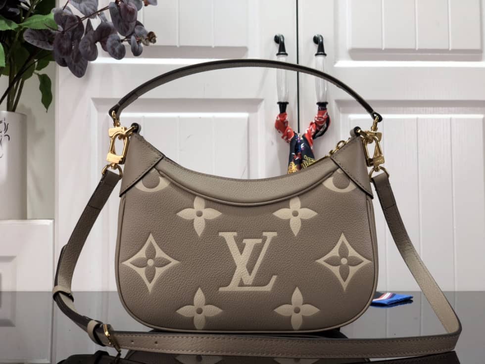 Louis Vuitton Bagatelle BB Monogram Empreinte Brown White M46091 Replica Hobo