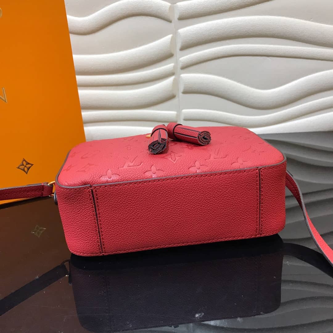 Louis Vuitton Monogram Empreinte Saintonge Replica Bag Red M44606