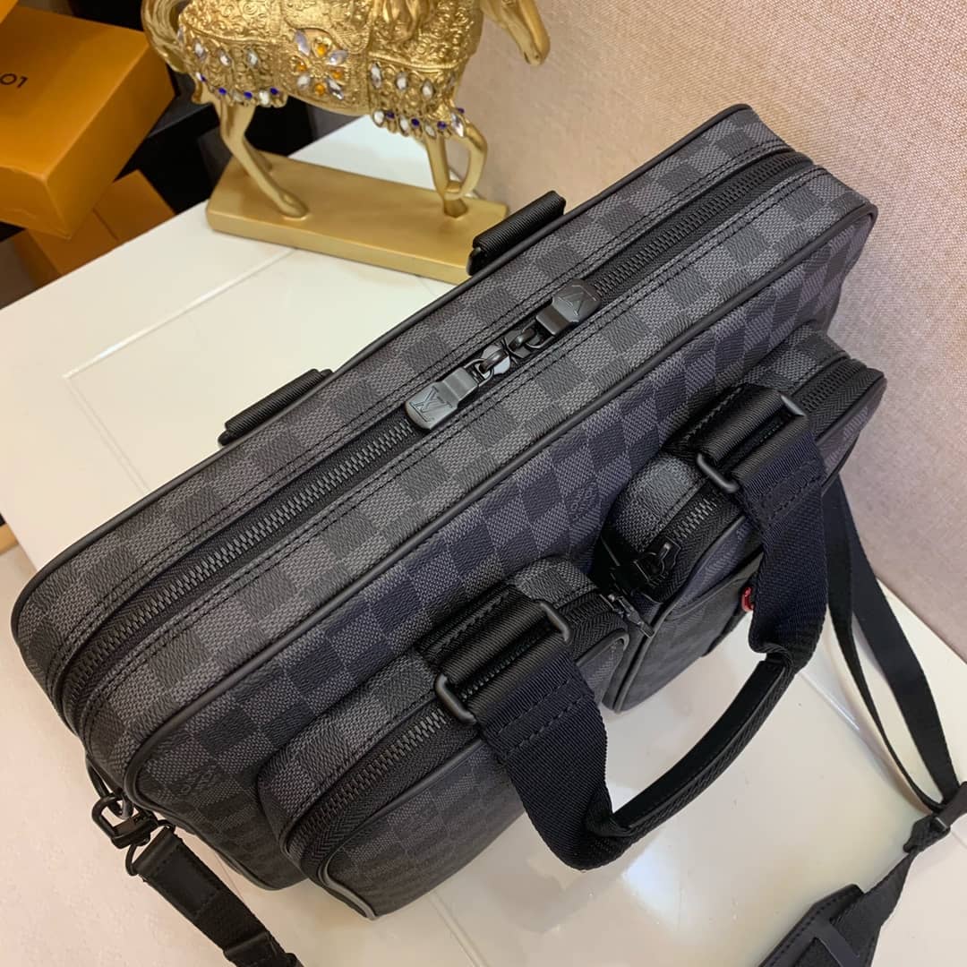 Louis Vuitton Damier Graphite Coated Canvas Utility Business Bag Replica N40278