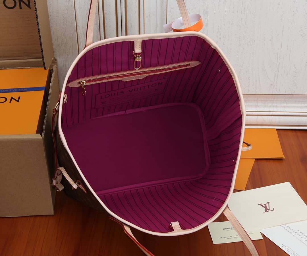 Louis Vuitton Monogram Canvas Neverfull MM Bag Replica M41178