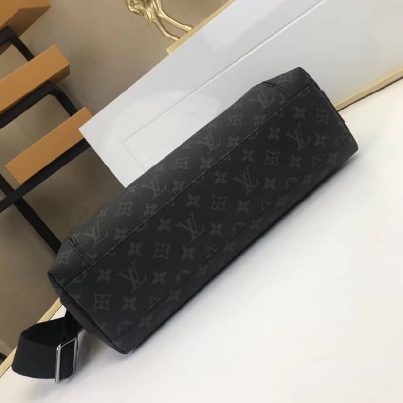 Louis Vuitton Odyssey Monogram Eclipse MM Messenger Bag Replica M44224