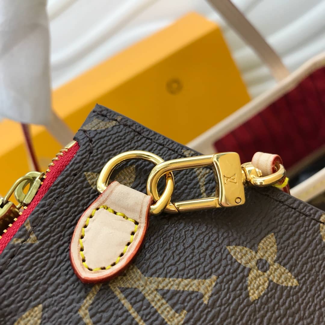 Louis Vuitton Monogram Neverfull MM Bag Replica Red M40995