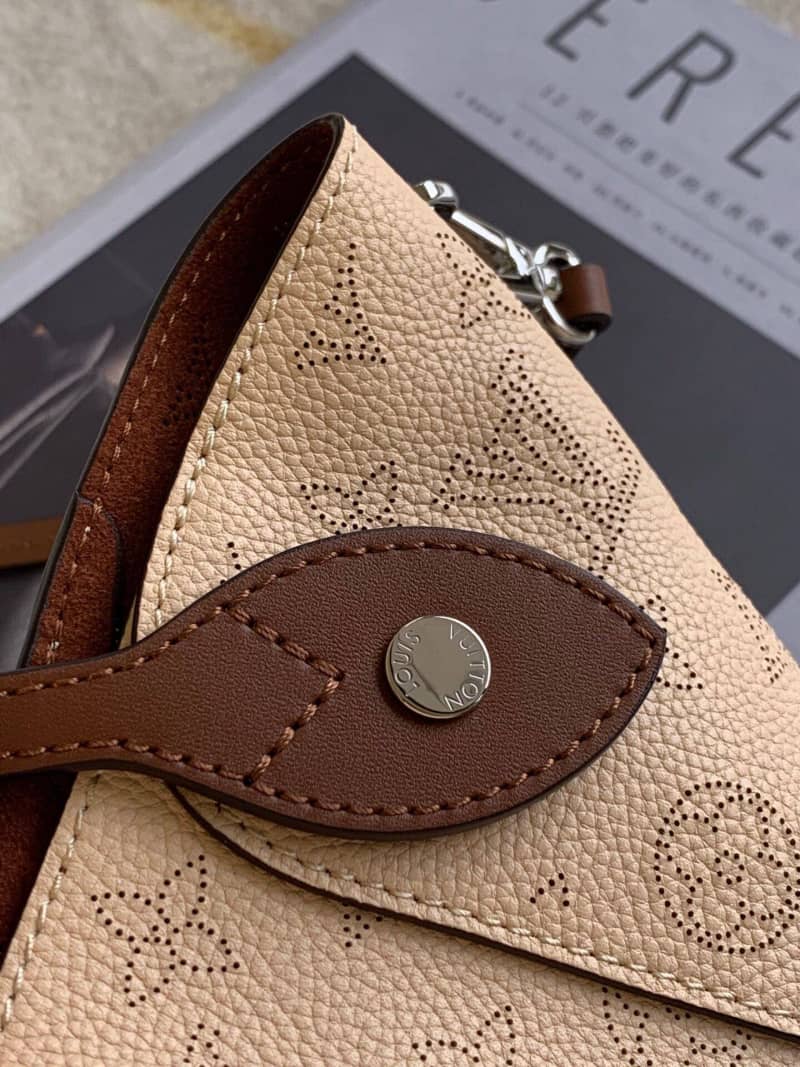 Louis Vuitton Mahina Hina PM Leather Tote Replica Beige M54353