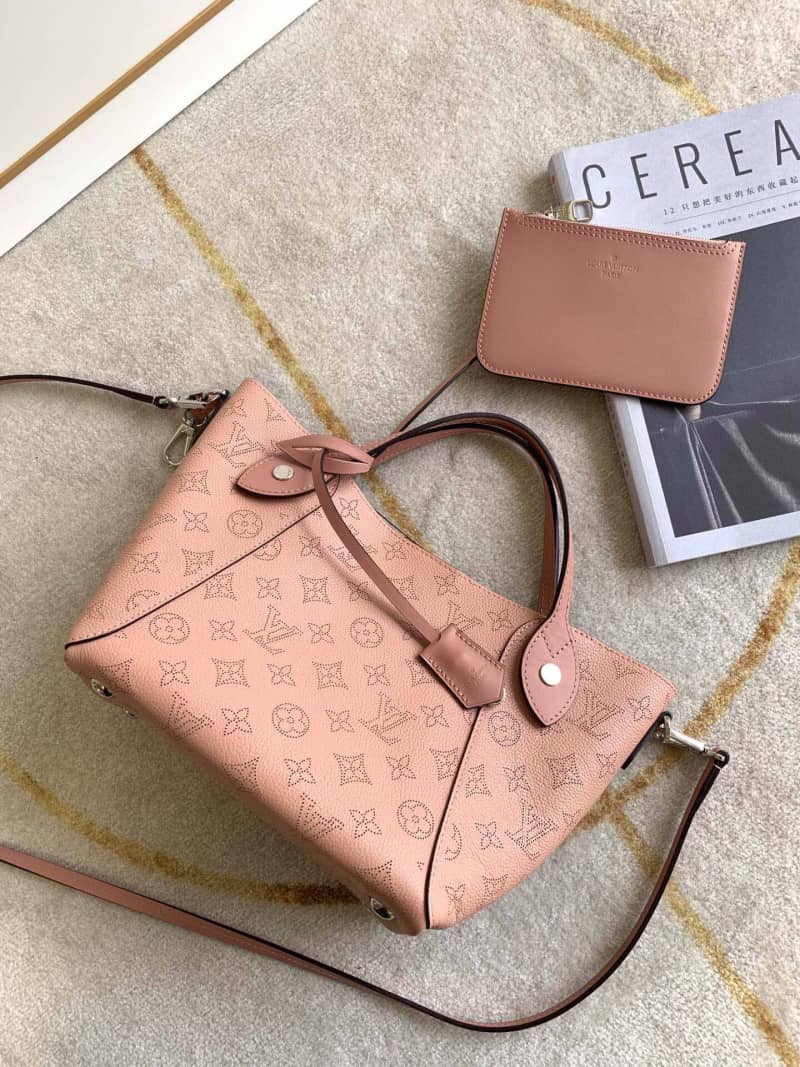 Louis Vuitton Mahina Hina PM Leather Tote Replica Pink M54353