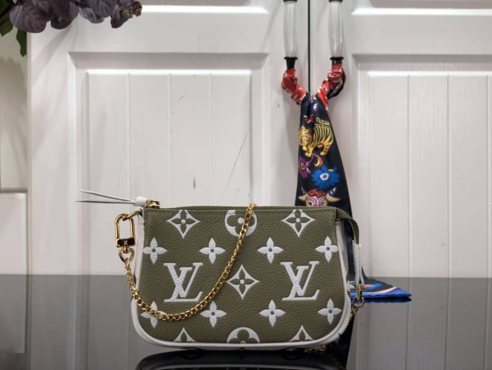 Louis Vuitton Monogram Empreinte Leather Mini Pochette Accessoires M81284 Replica