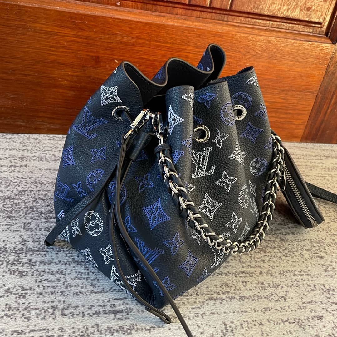 Louis Vuitton Bella Mahina Blue M59552 Replica Bucket Bag