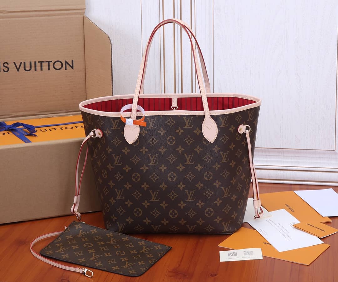 Louis Vuitton Monogram Canvas Neverfull MM Bag Replica M41177