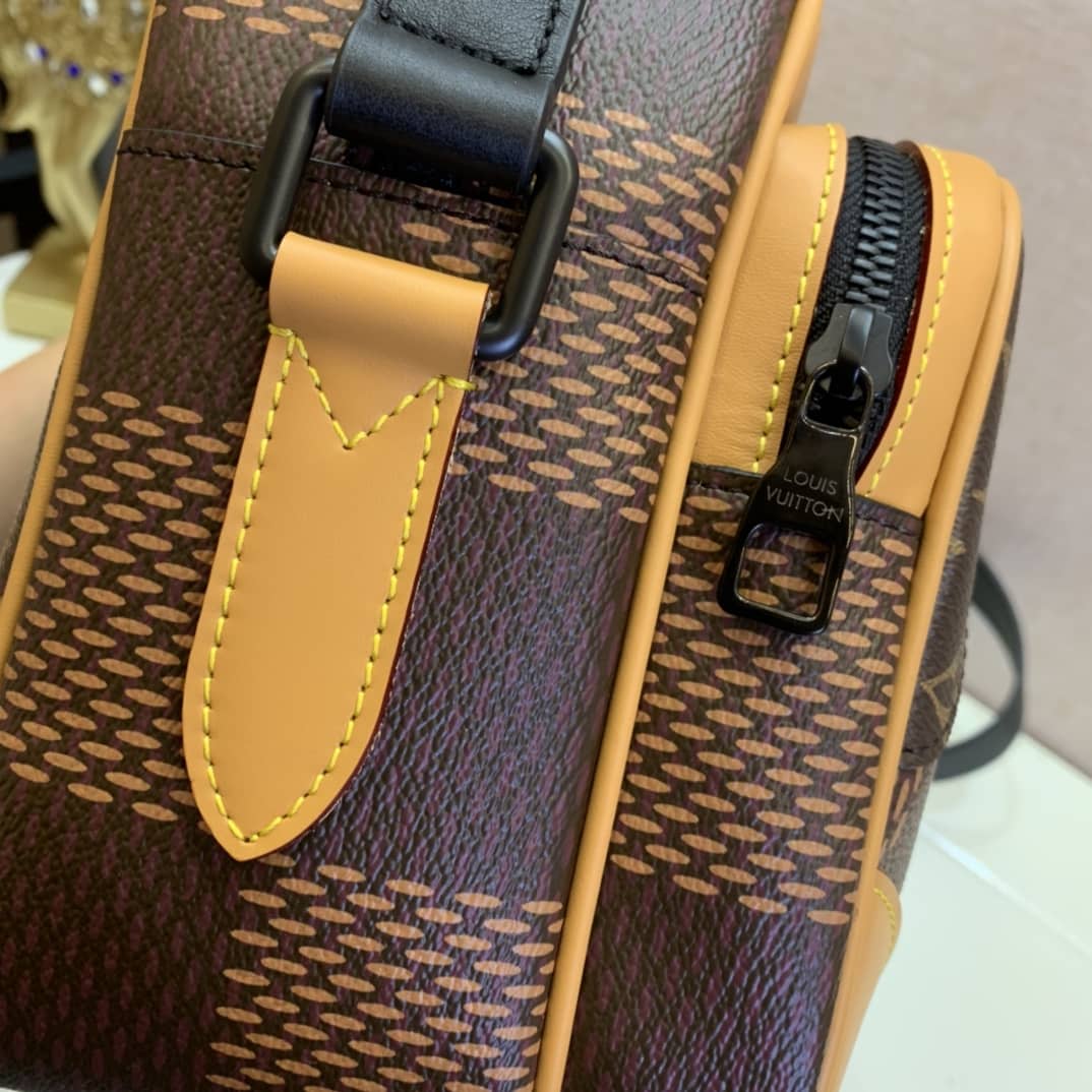 Louis Vuitton x Nigo Giant Monogram Messenger Replica Bag M44757