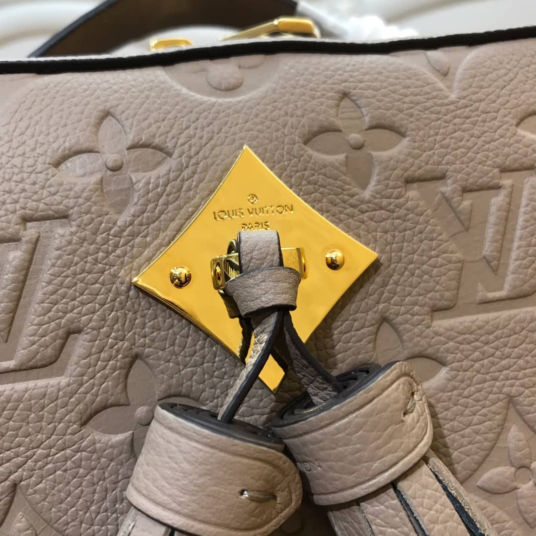 Louis Vuitton Monogram Empreinte Saintonge Replica Bag Gray M44606