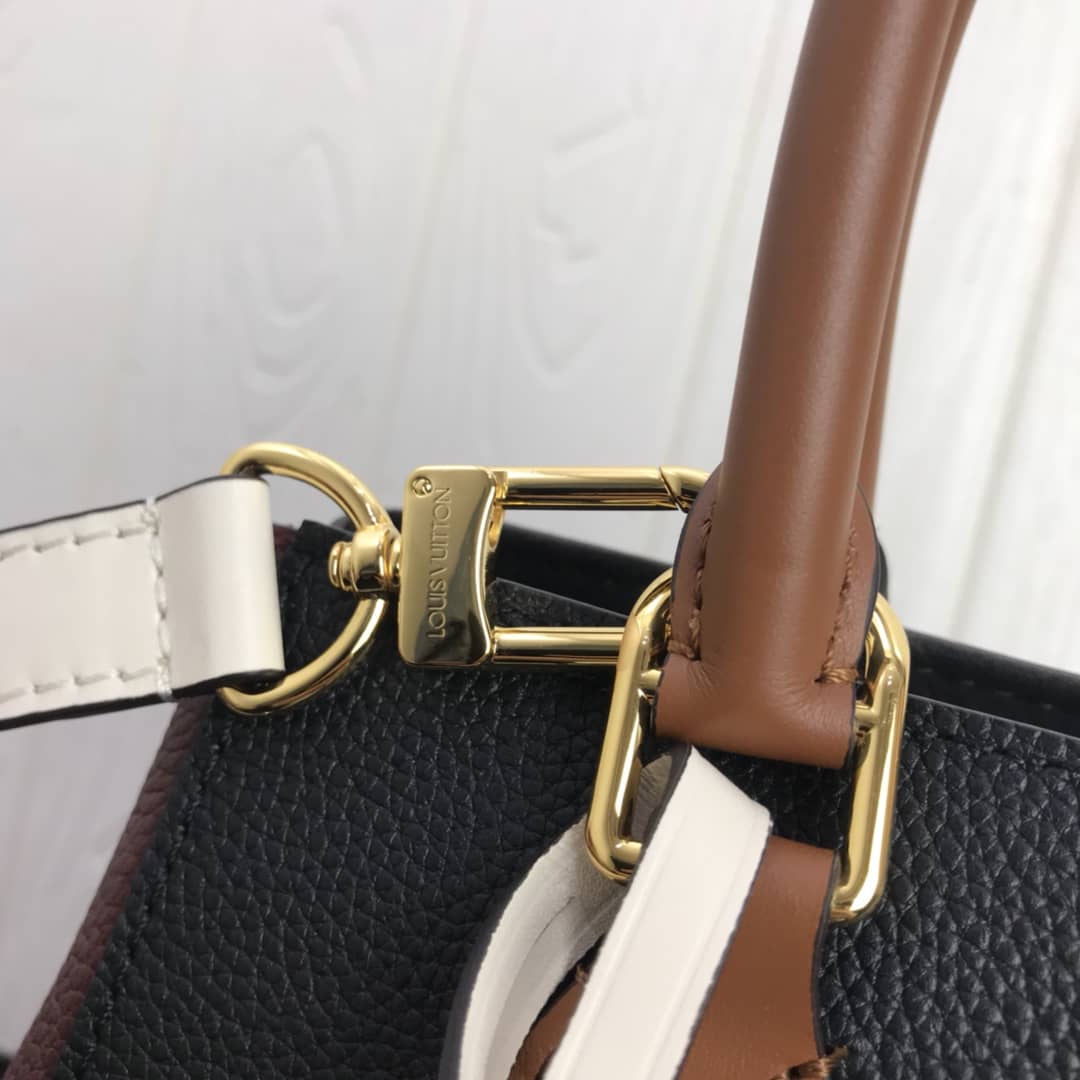 Louis Vuitton Monogram Fold MM 2way Tote Replica Black M45409