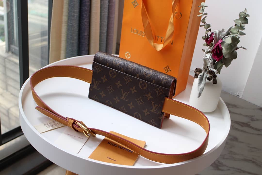 Louis Vuitton Monogram S Lock PM Replica Belt Bag M44667