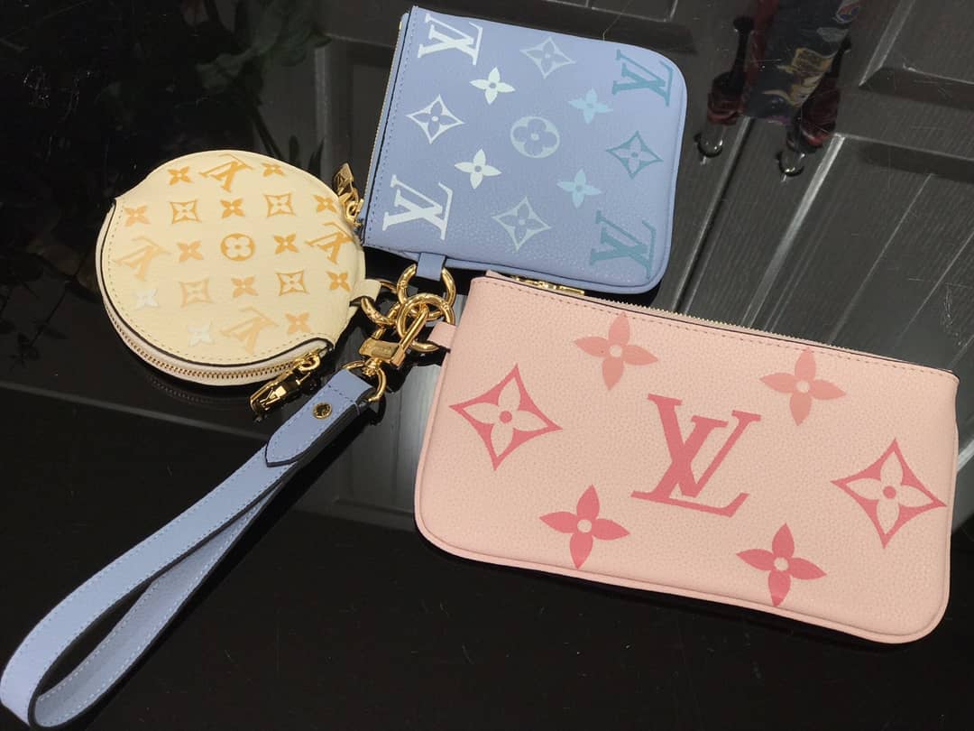 Louis Vuitton Trio Pouch Monogram Empreinte Replica M80407