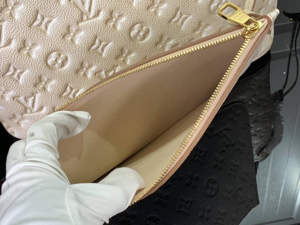 Louis Vuitton Neverfull MM Carryall Pale Beige M46231 Replica Tote