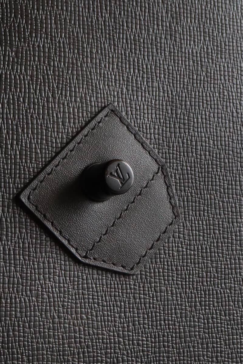 Louis Vuitton Robusto Briefcase Monogram Canvas Taiga Leather Replica Black M30591