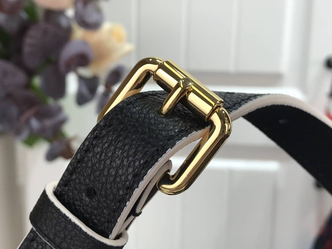 Louis Vuitton Pochette Metis Braided Monogram Empreinte Replica Black M43942