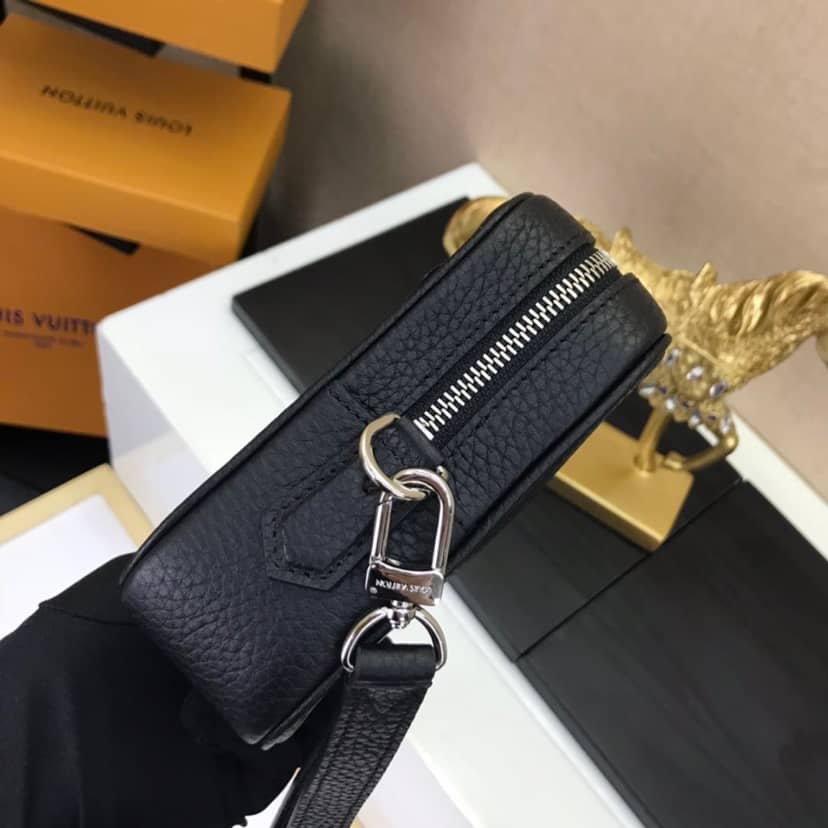 Louis Vuitton Damier Graphite Pochette Kasai Clutch Replica Black N41664