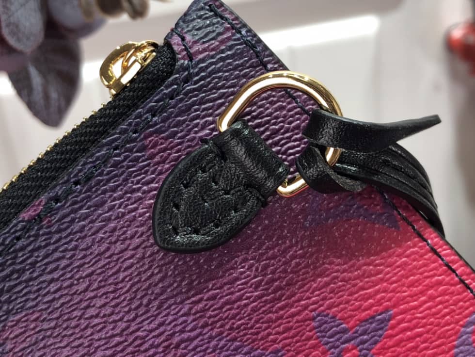 Louis Vuitton Neverfull Dupe Leather Midnight Fuchsia M20511