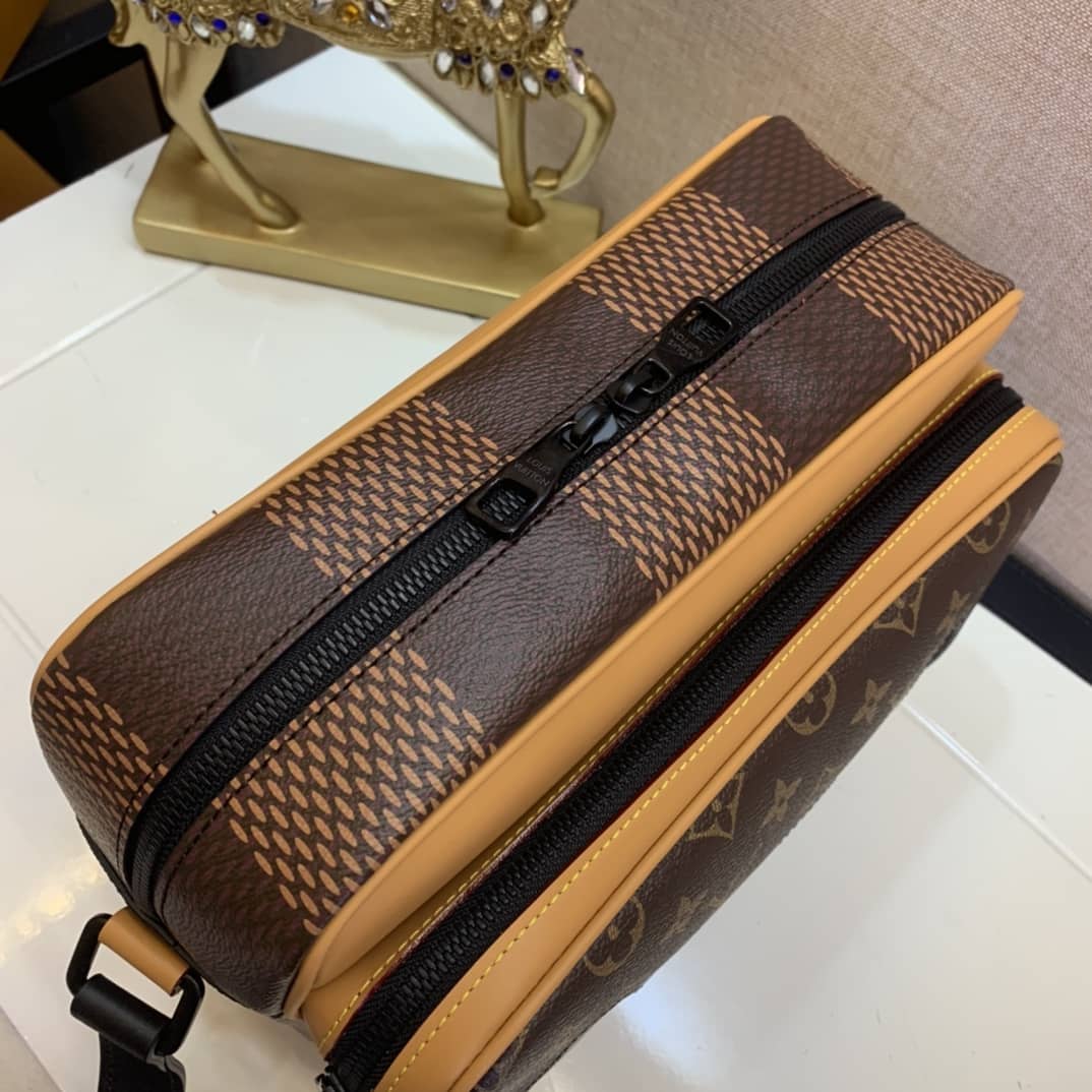 Louis Vuitton x Nigo Giant Monogram Messenger Replica Bag M44757