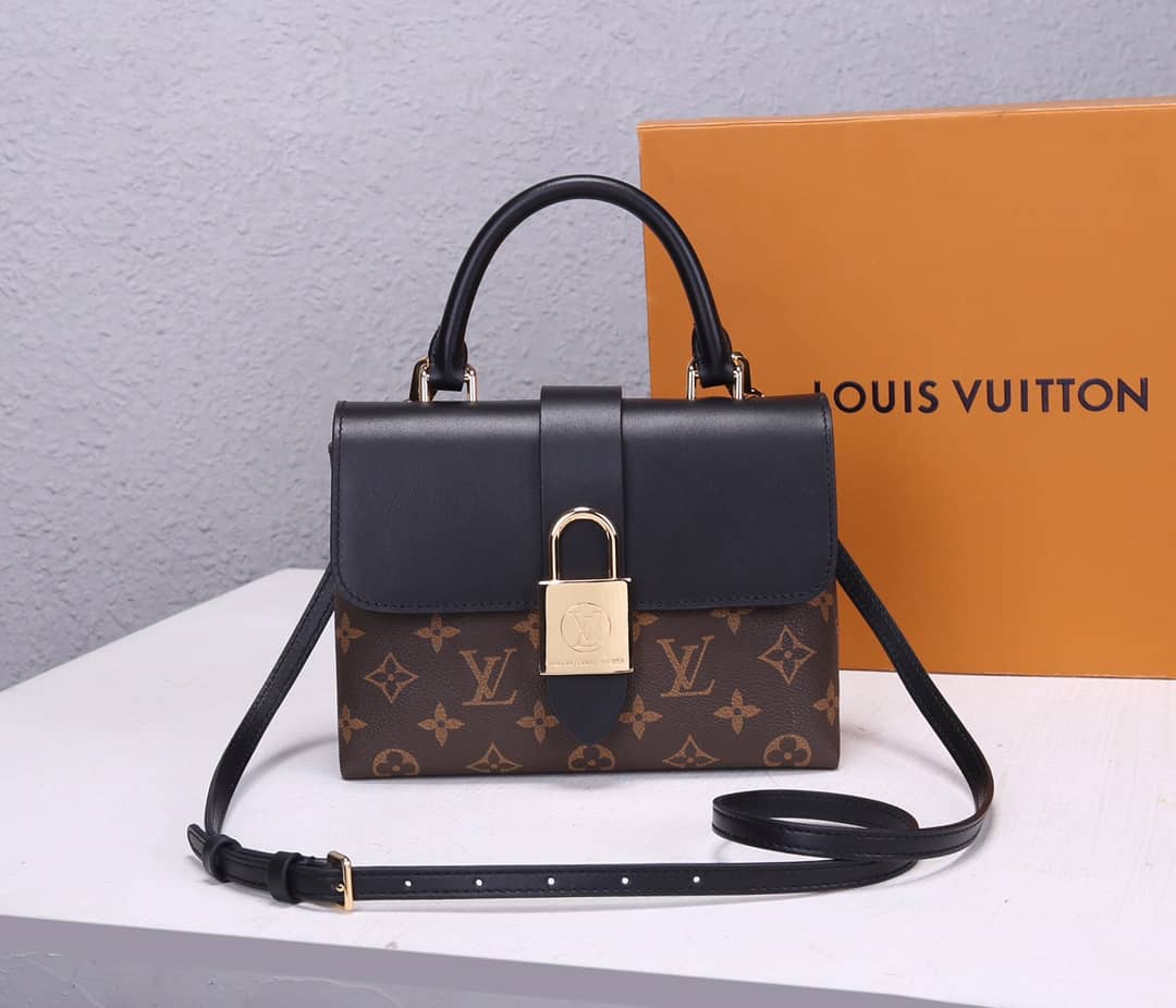Louis Vuitton Locky BB 2way Replica Shoulder Bag Black M44141