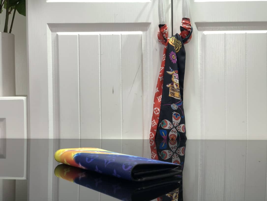 Louis Vuitton Sunset Monogram Multicolor Voyage Replica Pochette Blue M45941