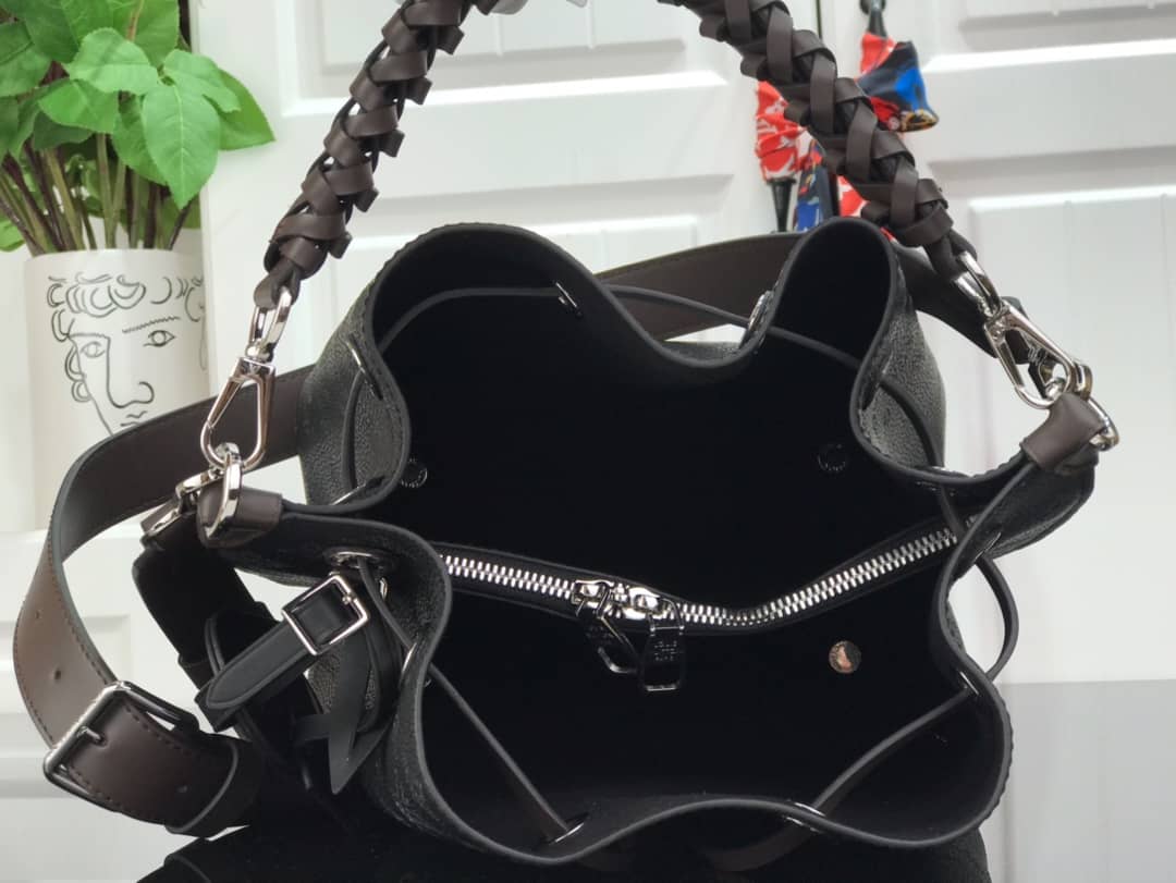Louis Vuitton Mahina Muria Replica Handbag Black M55801