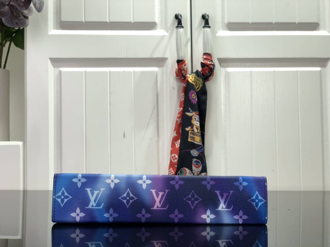 Louis Vuitton Sunset Monogram Multicolor Voyage Replica Pochette Blue M45941