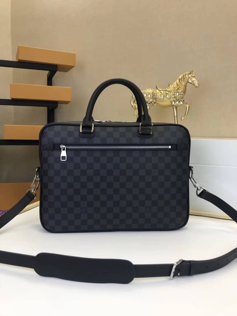 Louis Vuitton Damier Cobalt Porte Document Business 2Way Replica Bag N41347