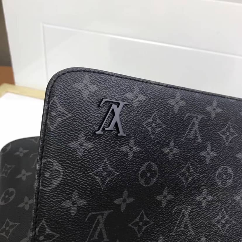 Louis Vuitton District PM Monogram Eclipse Canvas Replica Shoulder Bag M44000
