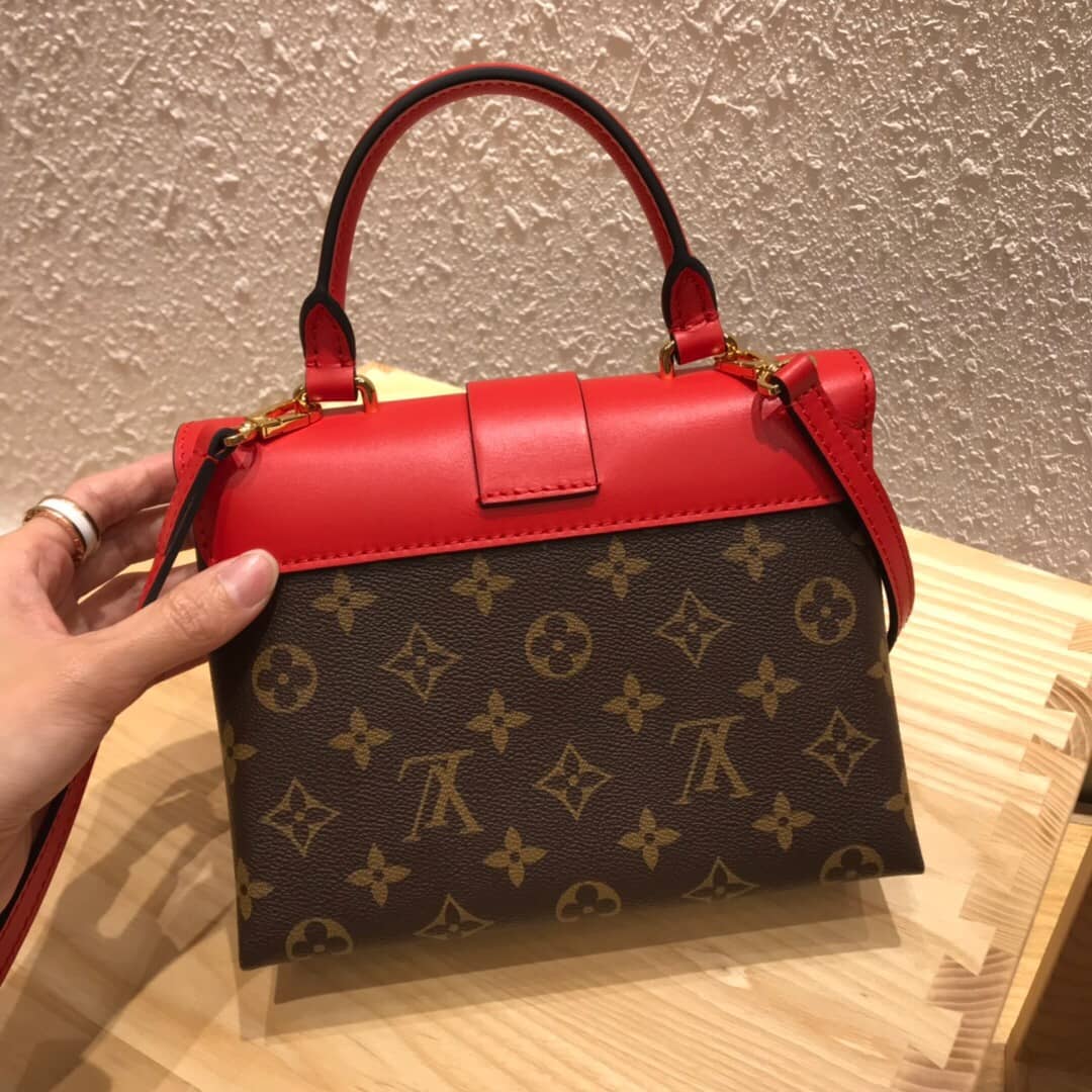 Louis Vuitton Monogram Canvas Locky BB Bag Replica Red M44321