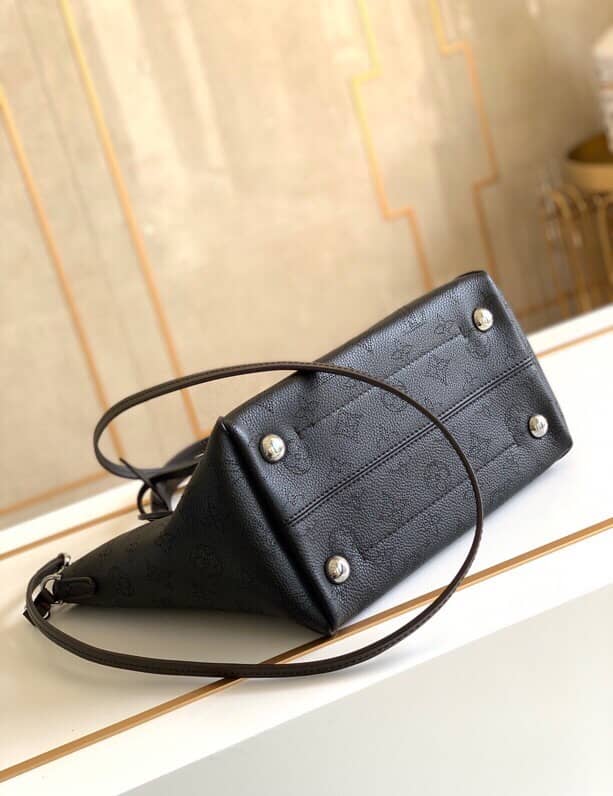 Louis Vuitton Mahina Hina PM Leather Tote Replica Black M54353