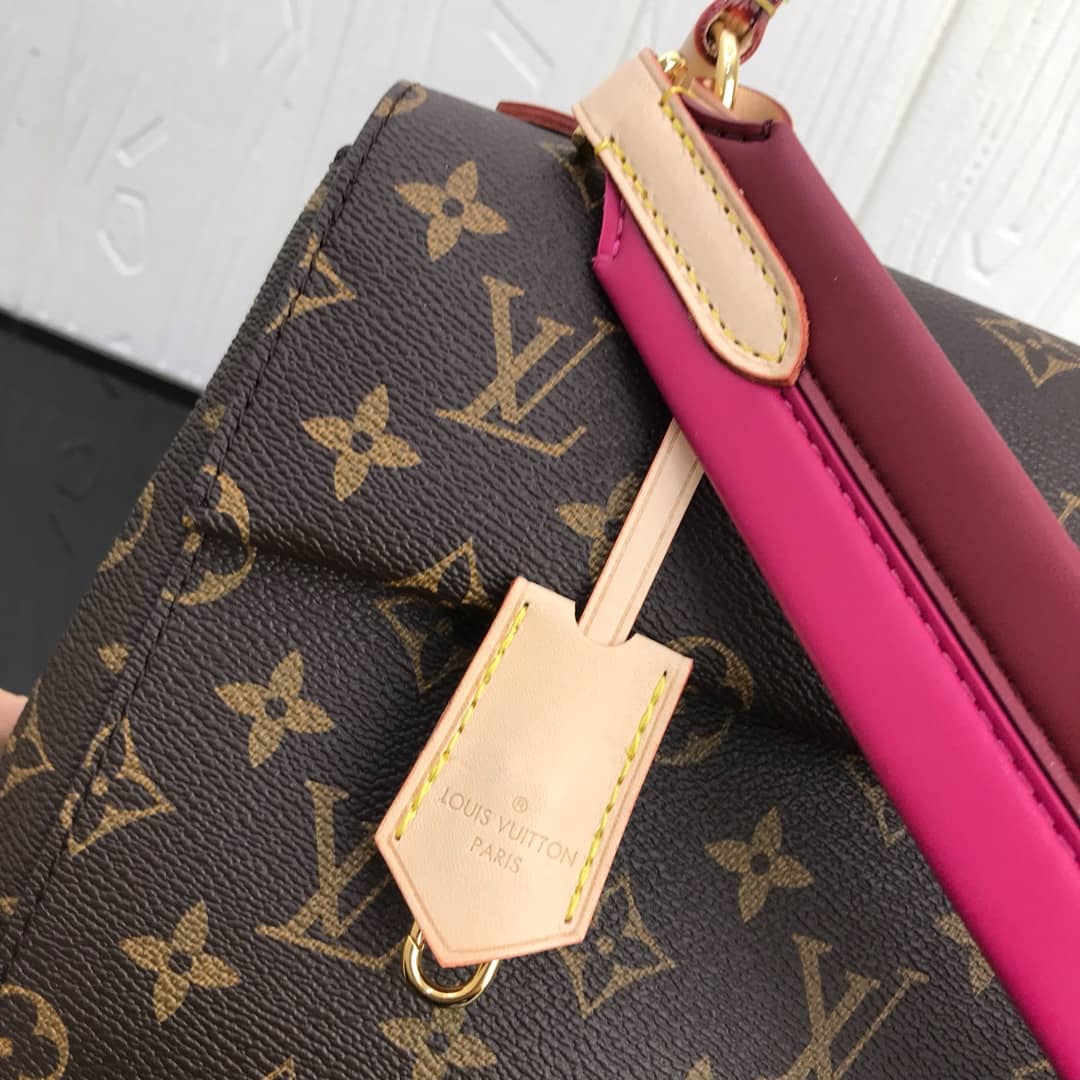 Louis Vuitton Cluny BB Monogram Canvas Shoulder Bag Replica Pink M42738