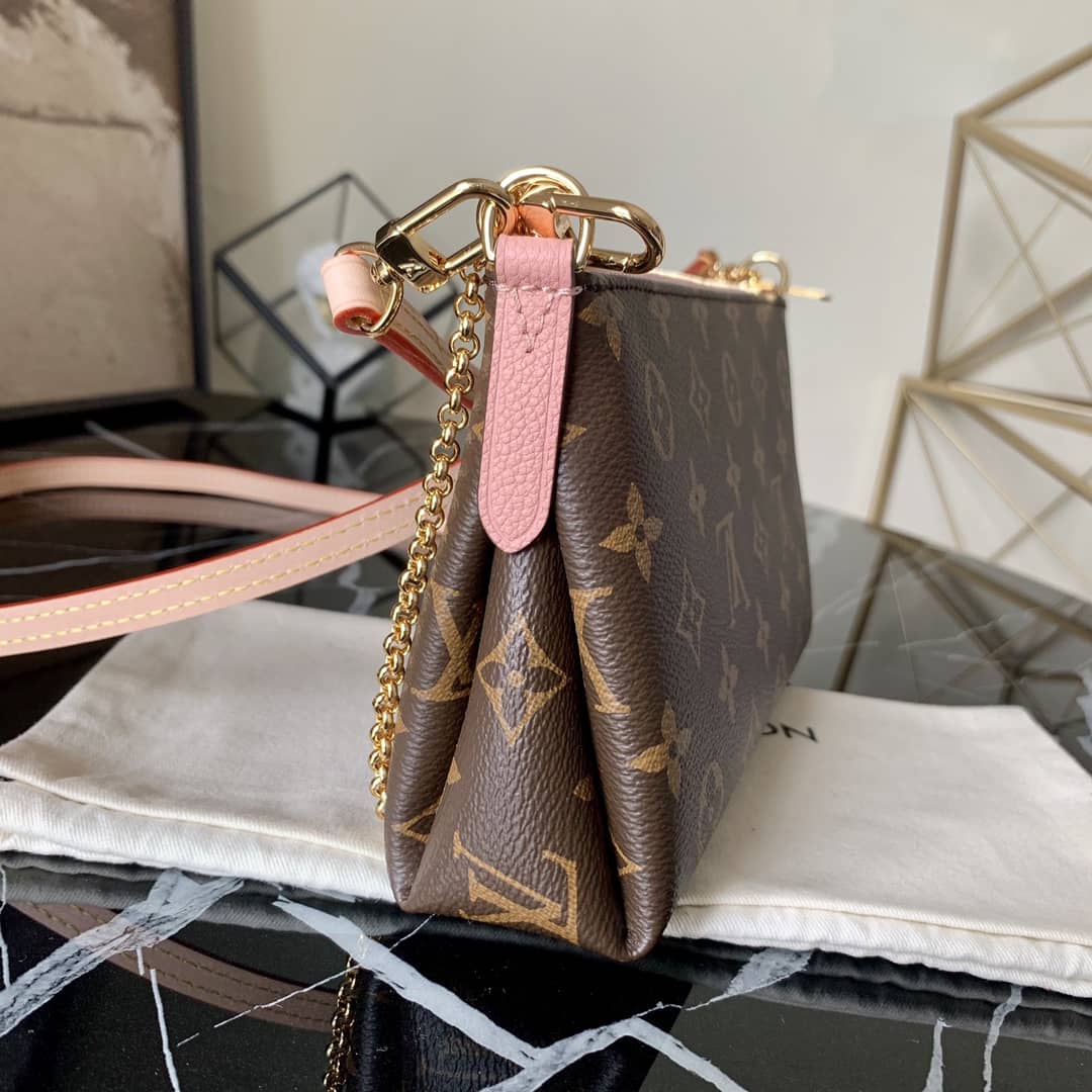 Louis Vuitton Pallas Replica Clutch Monogram 2way Pink M41638