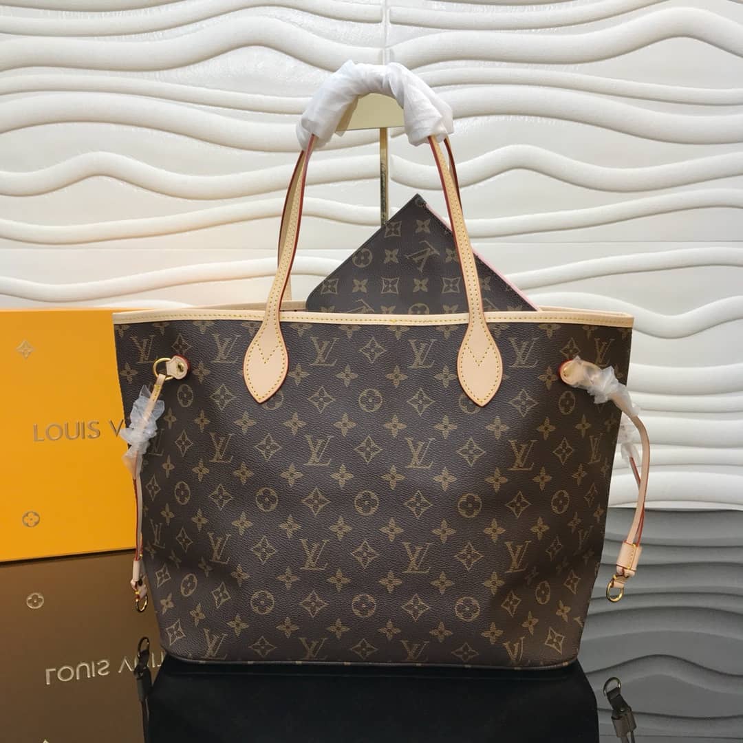 Louis Vuitton Monogram Neverfull MM Bag Replica Pink M40995