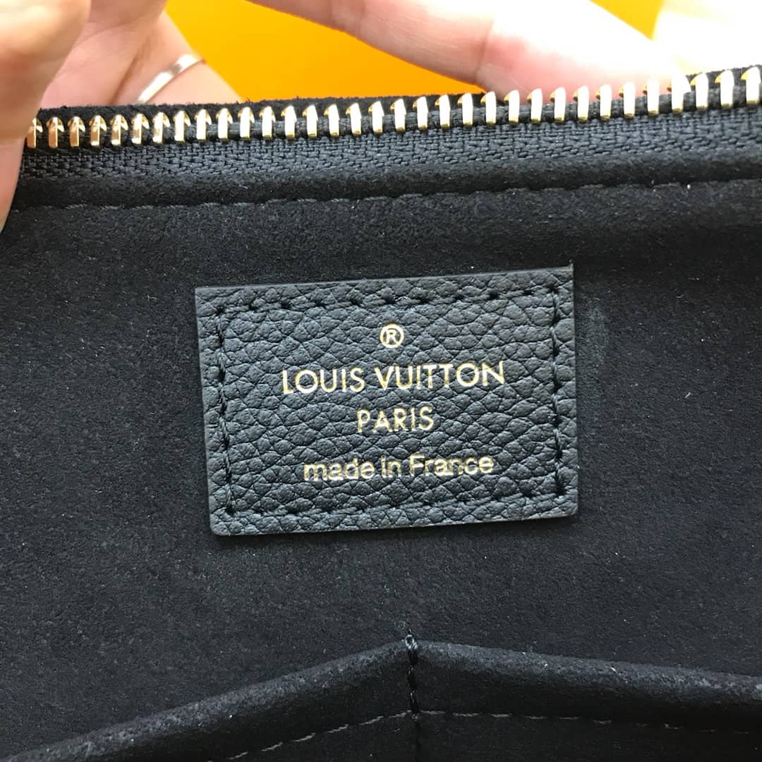 Louis Vuitton Surene MM Monogram Chain Shoulder Bag Replica Black M43772