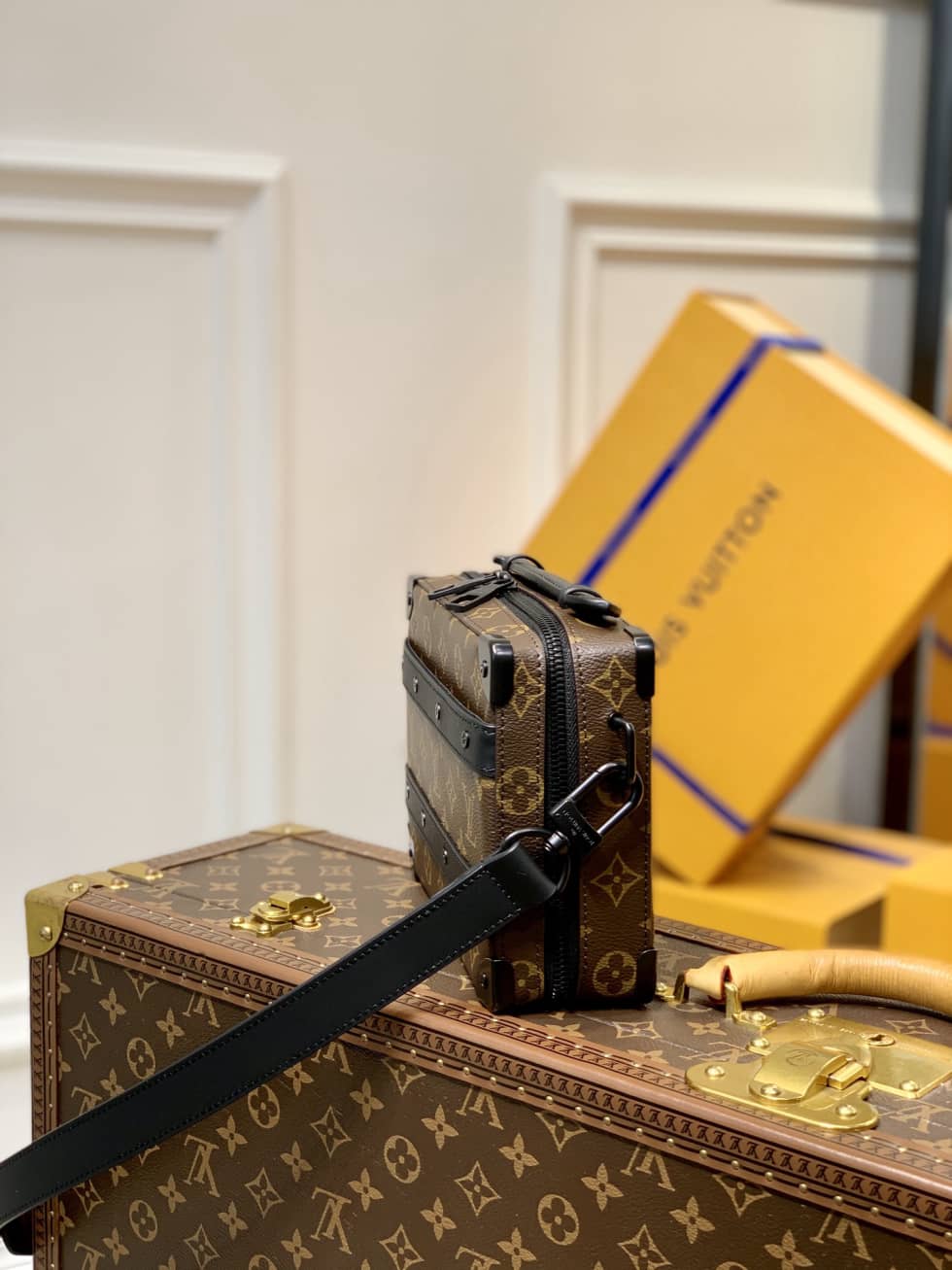 Louis Vuitton Handle Trunk Monogram Macassar M45935 Replica Shoulder Bag