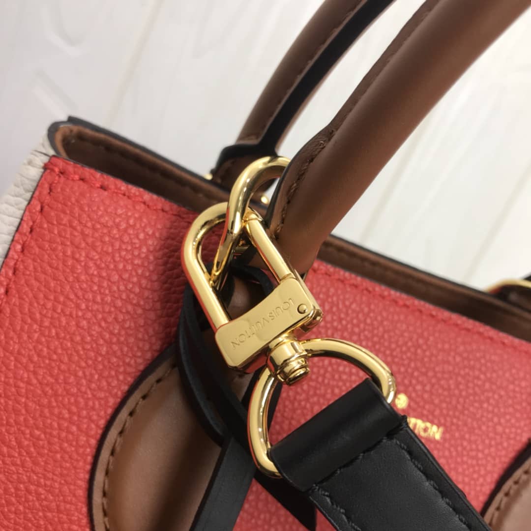 Louis Vuitton Monogram Canvas Fold PM Tote Replica Red M45389