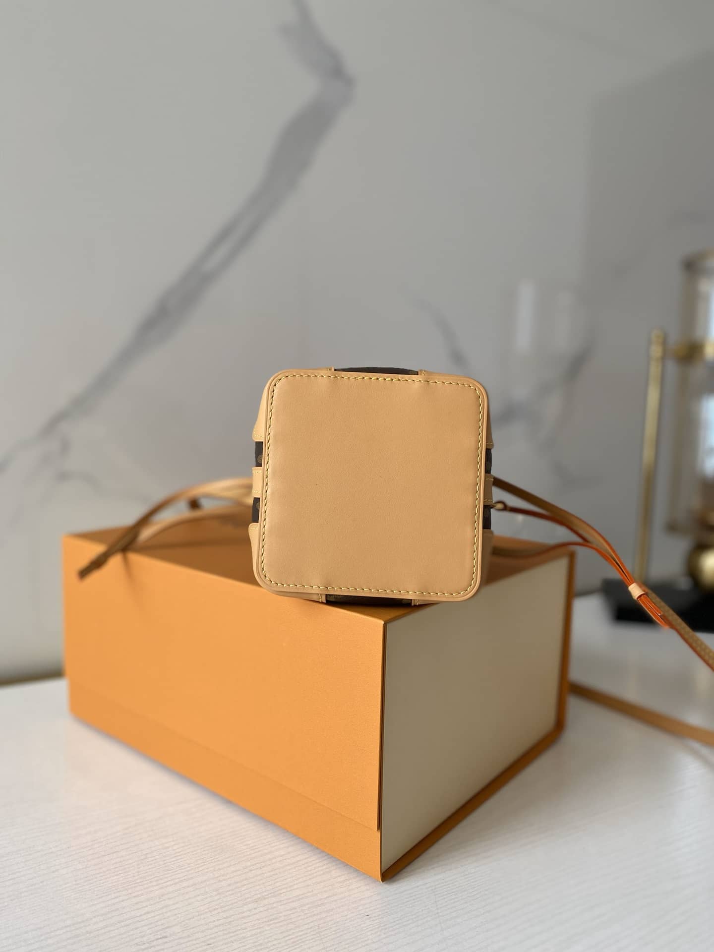 Louis Vuitton Monogram Coated Canvas Replica Crossbody Bag Brown M57099