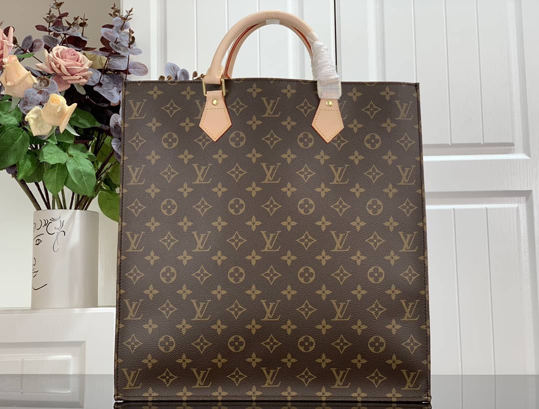 Louis Vuitton Sac Plat Monogram Replica Tote M51140
