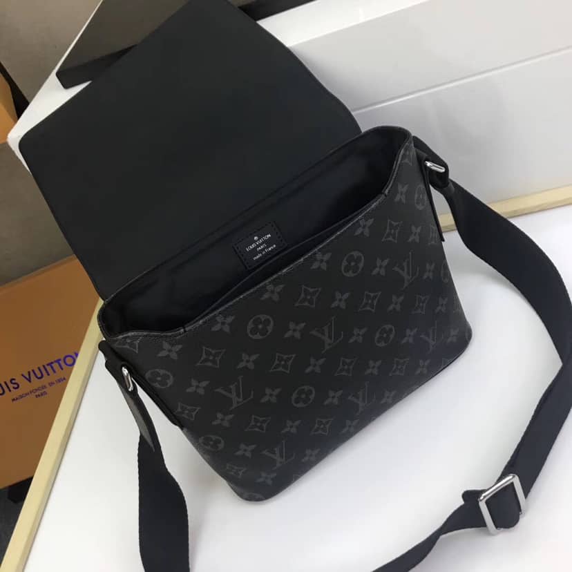 Louis Vuitton District PM Monogram Eclipse Canvas Replica Shoulder Bag M44000