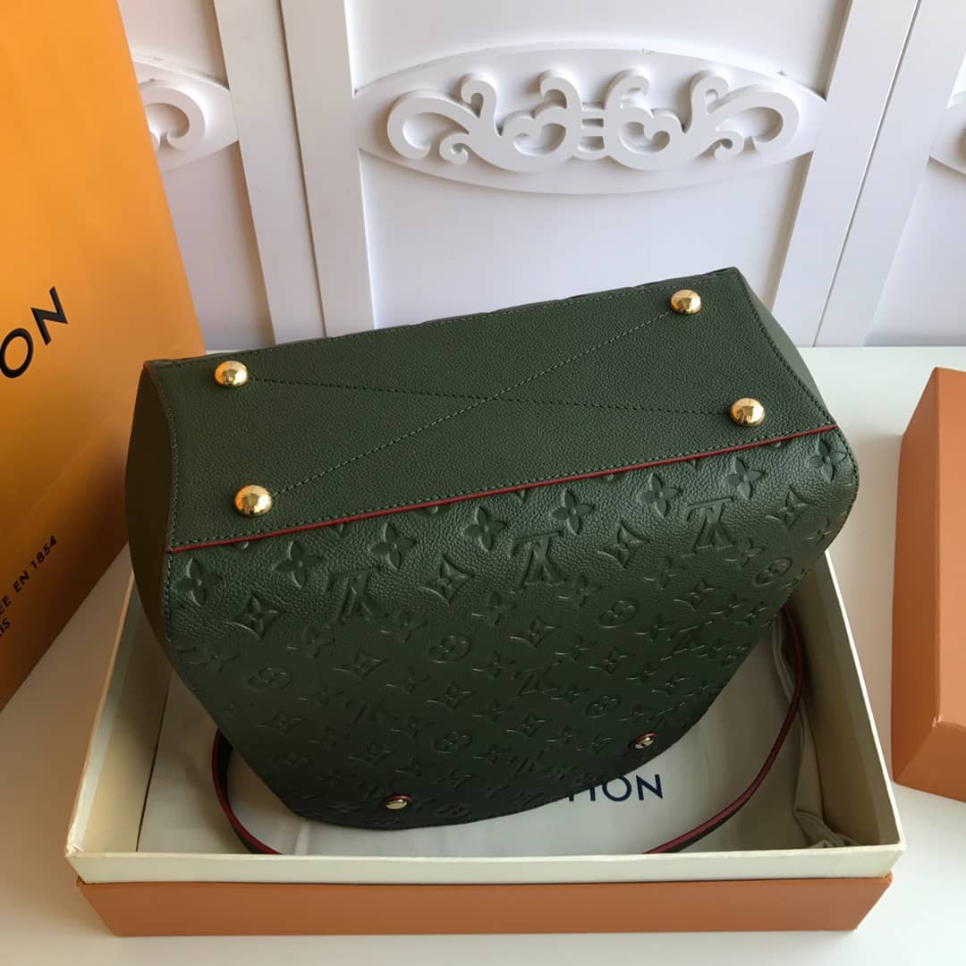 Louis Vuitton Monogram Montaigne MM Shoulder Bag Replica Green M41048