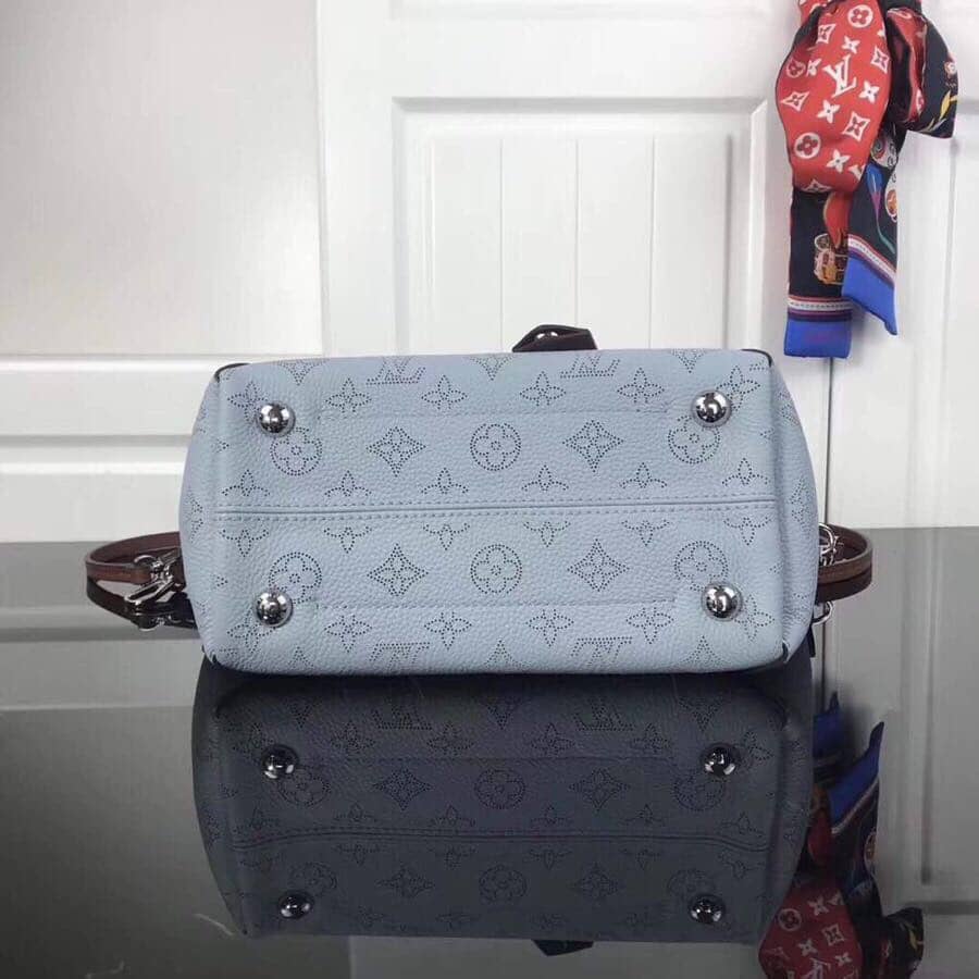 Louis Vuitton Mahina Hina PM Leather Tote Replica Blue M54353