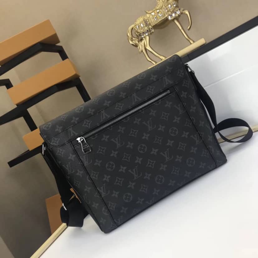 Louis Vuitton Monogram Eclipse Messenger MM Shoulder Bag Replica M40539